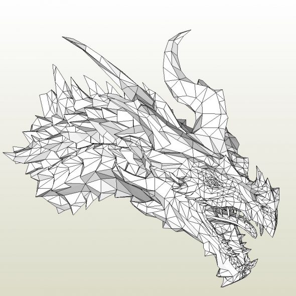 skyrim dragon head
