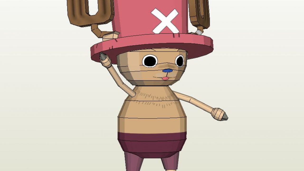 Papercraft Pdo File Template For One Piece Chopper