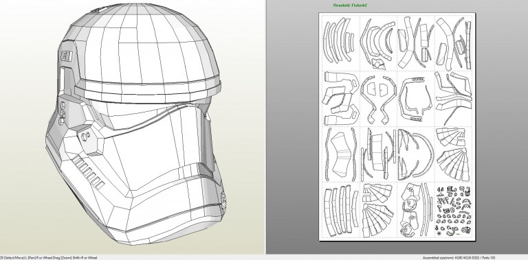 foam clone trooper armor templates