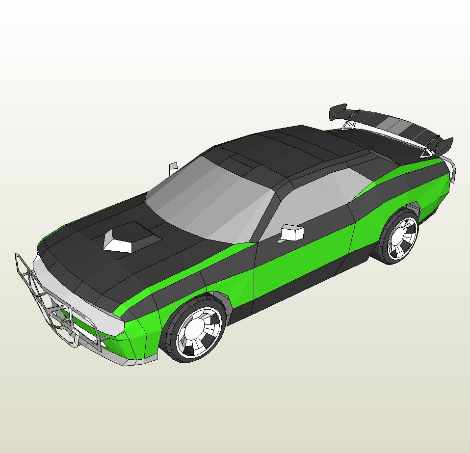 papercraft-pdo-file-template-for-the-fast-and-the-furious-7-challenger